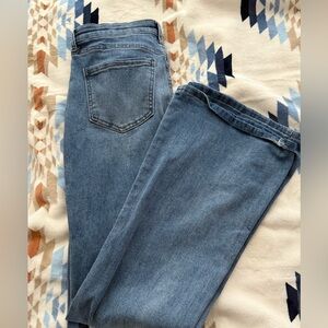 Abound Medium Blue Flare & Wide Leg Women's Jeans